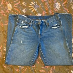 501 high waisted Levi jeans